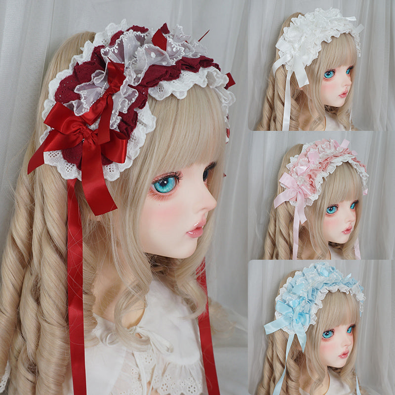 Vintage Kawaii Lace Headband - Maojiang by Land Decora