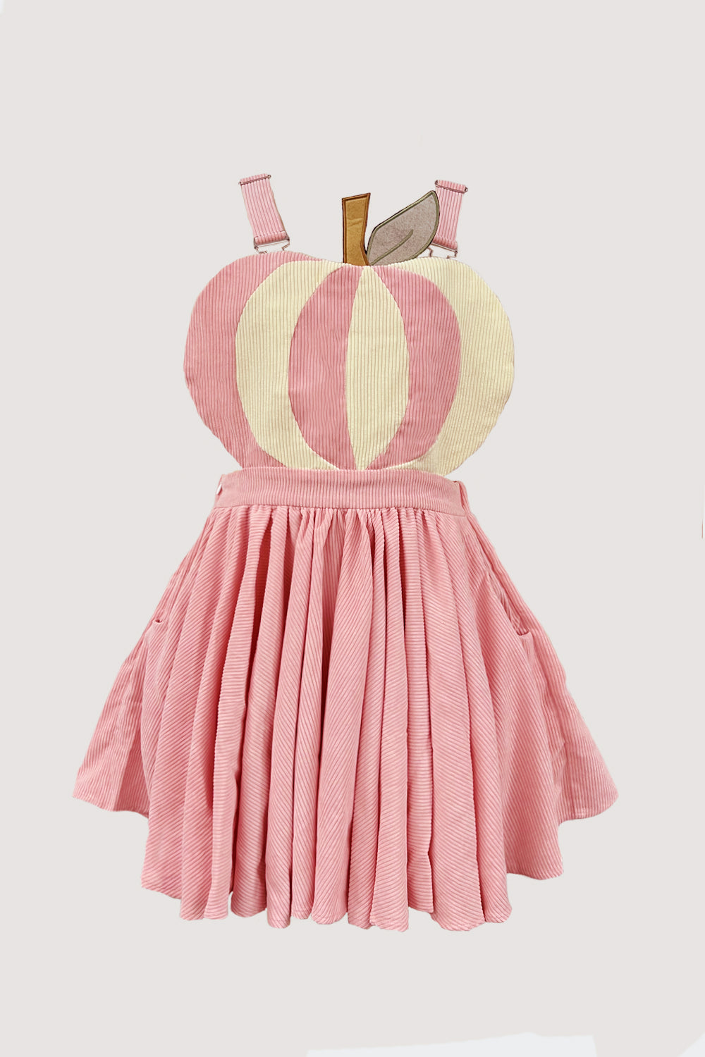 Pink Pumpkin Pinafore by Miss Candyholic