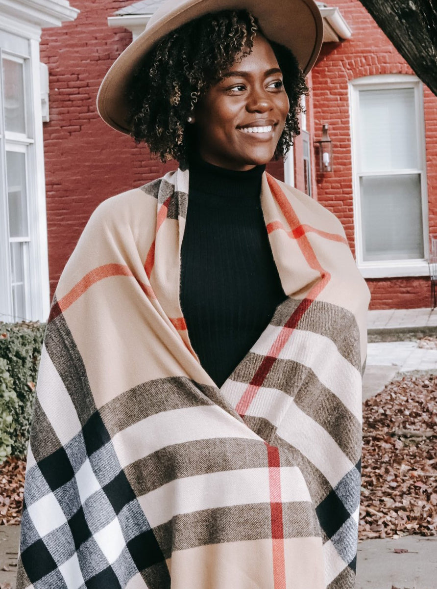 DIAMOND SCARF WITH FRINGE - FINAL SALE by RAËLIV