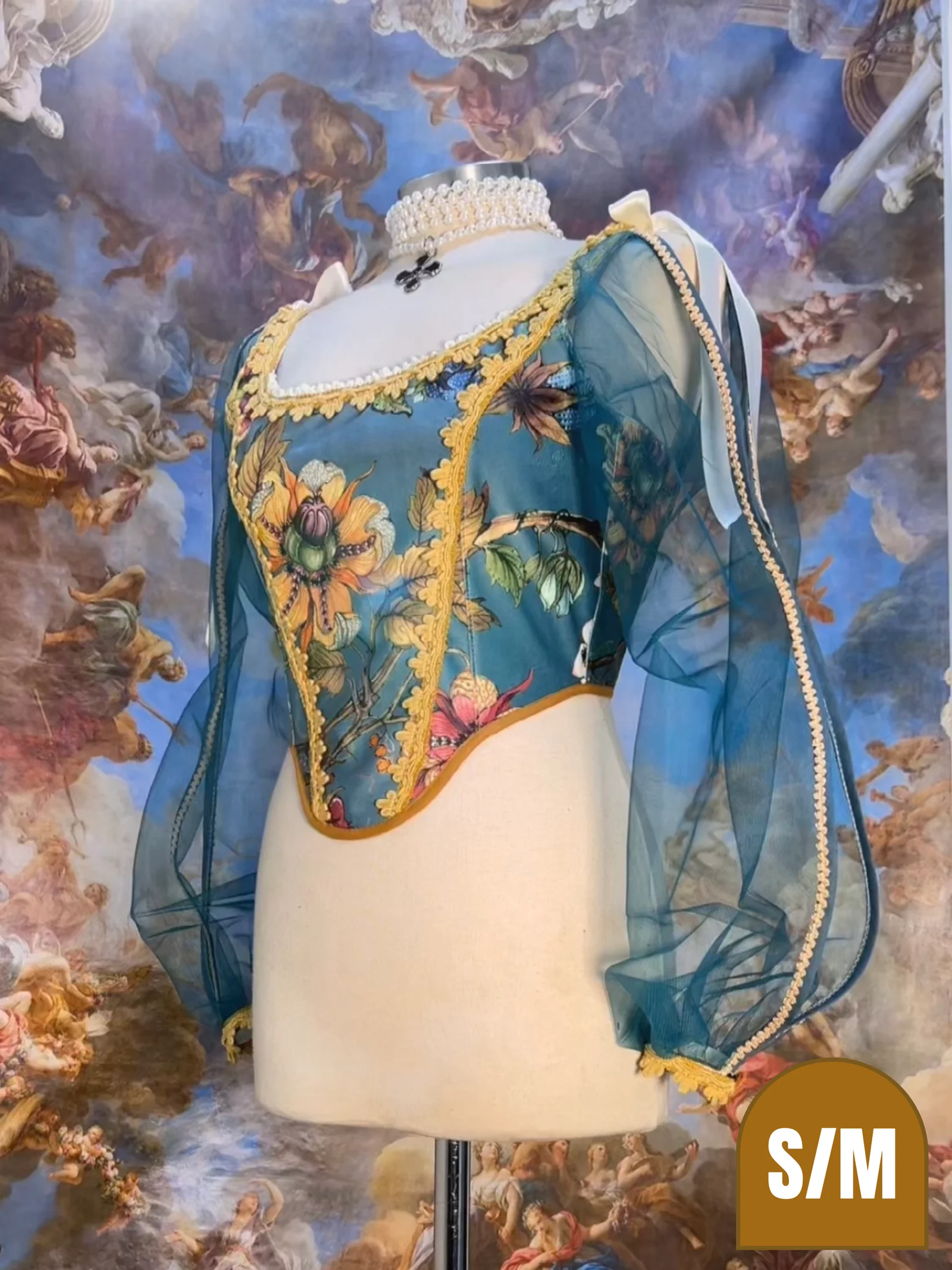 Medieval Velvet Soft Corset by Emjota Studio