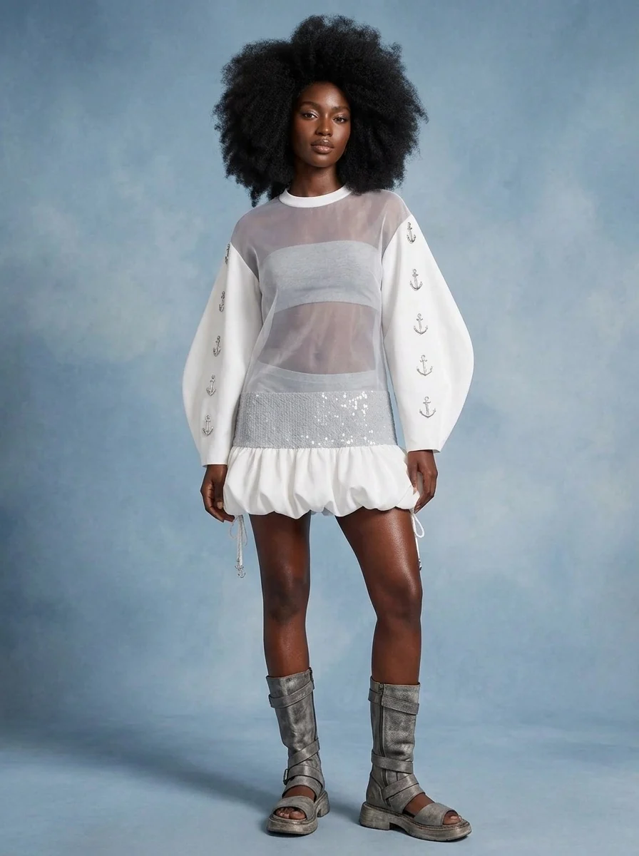 The Anchor Series Bubble Skirt Mini Dress | Shore Darling by Shore Darling Co.