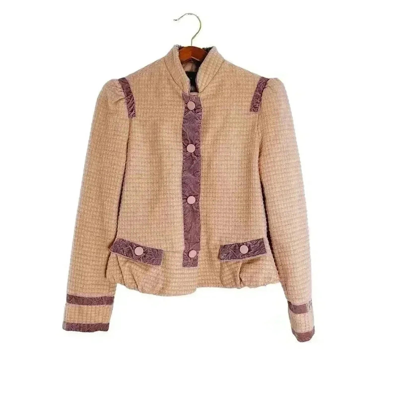 Marc Jacobs Ballerina Pink Moto Jacket by Hot Girl Secondhand
