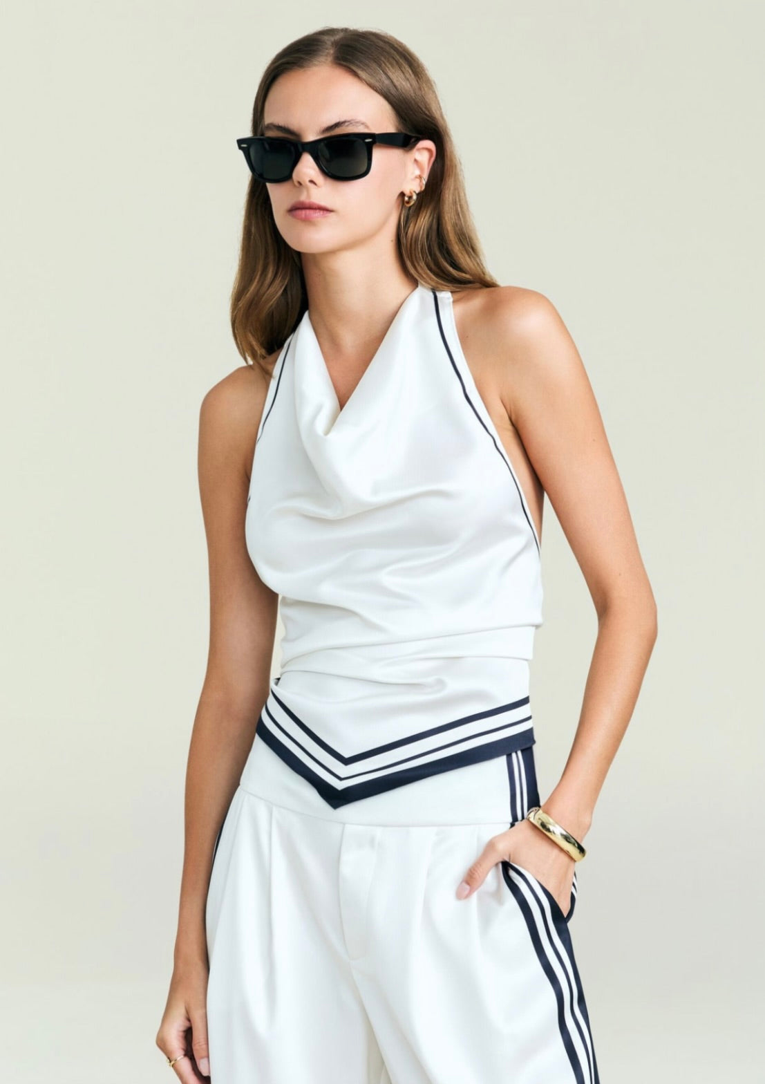 SEROYA Nicola Satin Top by Sierra Deene