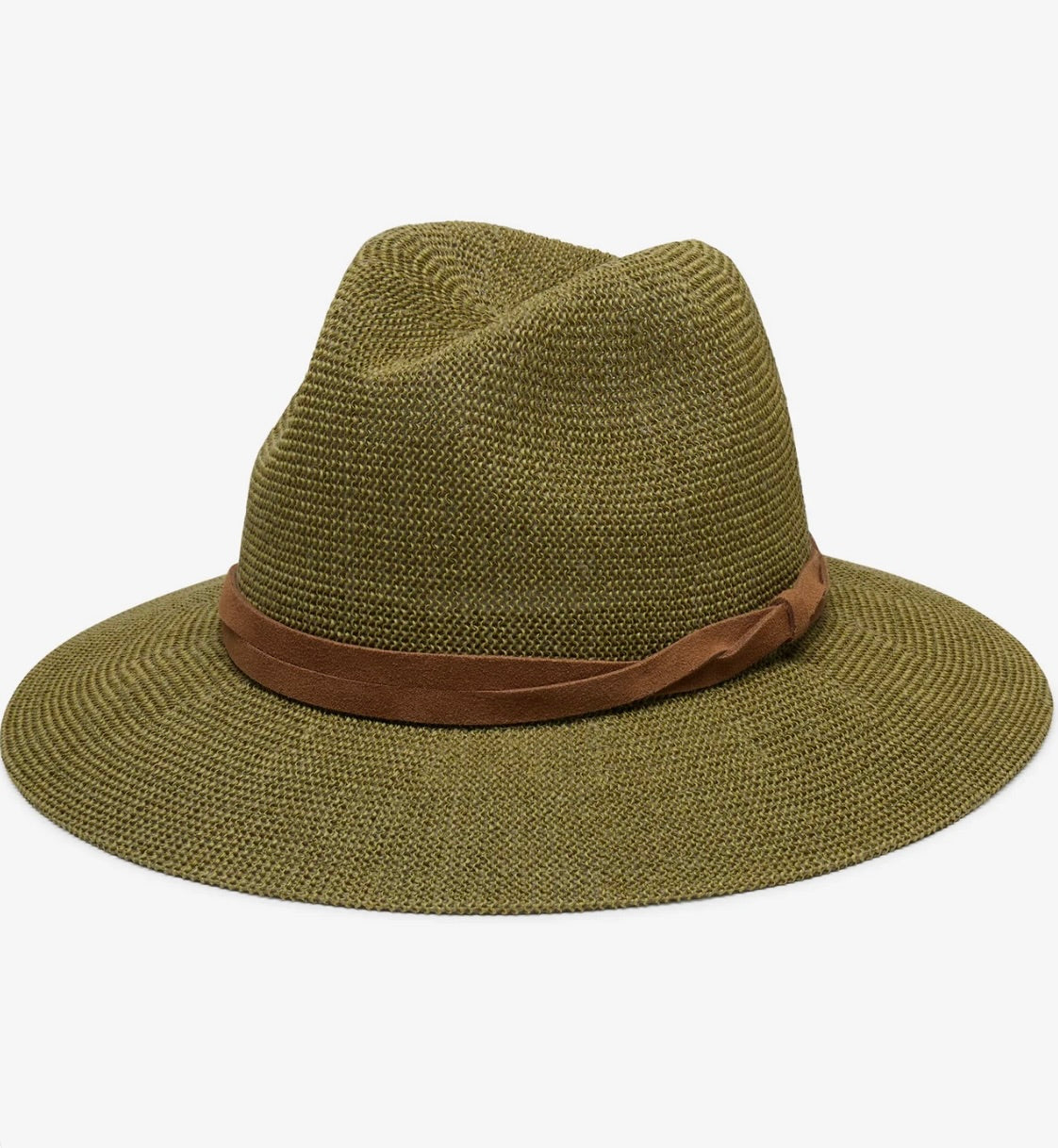Wyeth Sedona Straw Panama Hat in Sage by Sierra Deene