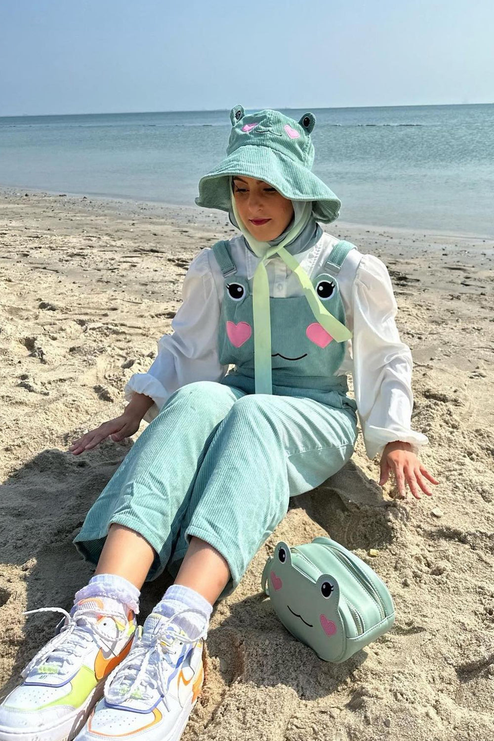 Matcha Frog Overalls by Miss Candyholic