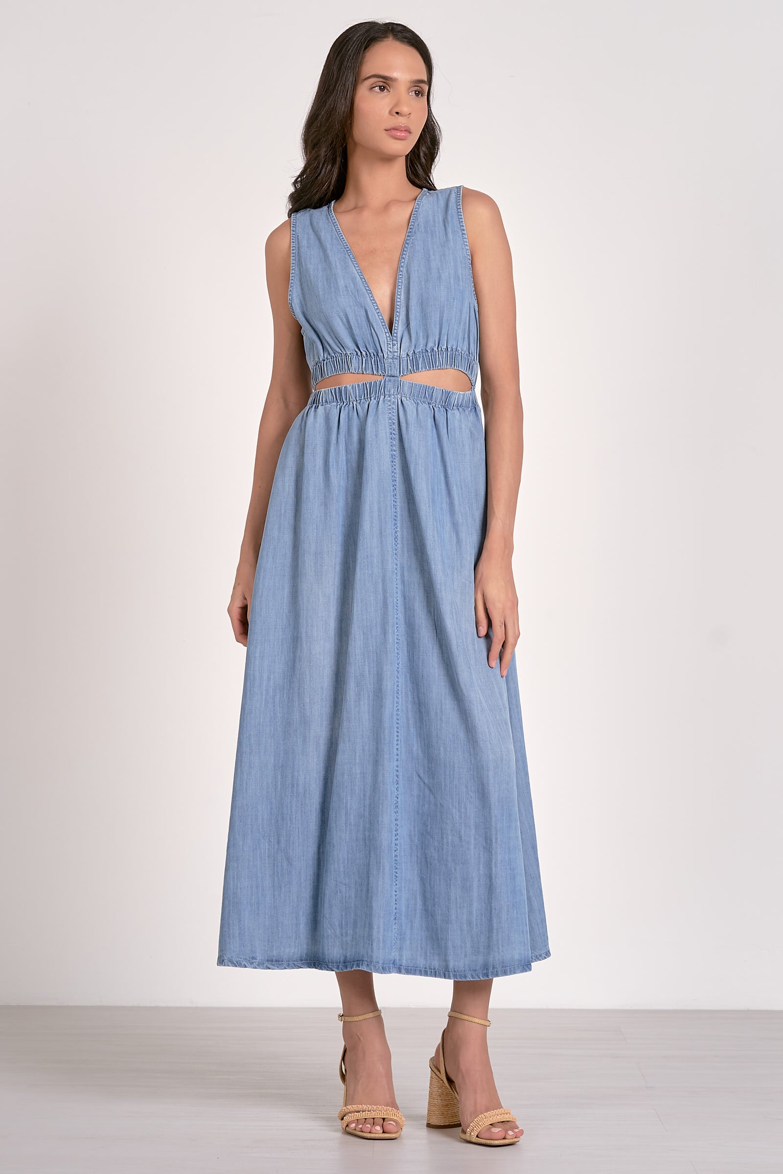 Delilah Midi Cut Out Dress by Sierra Deene