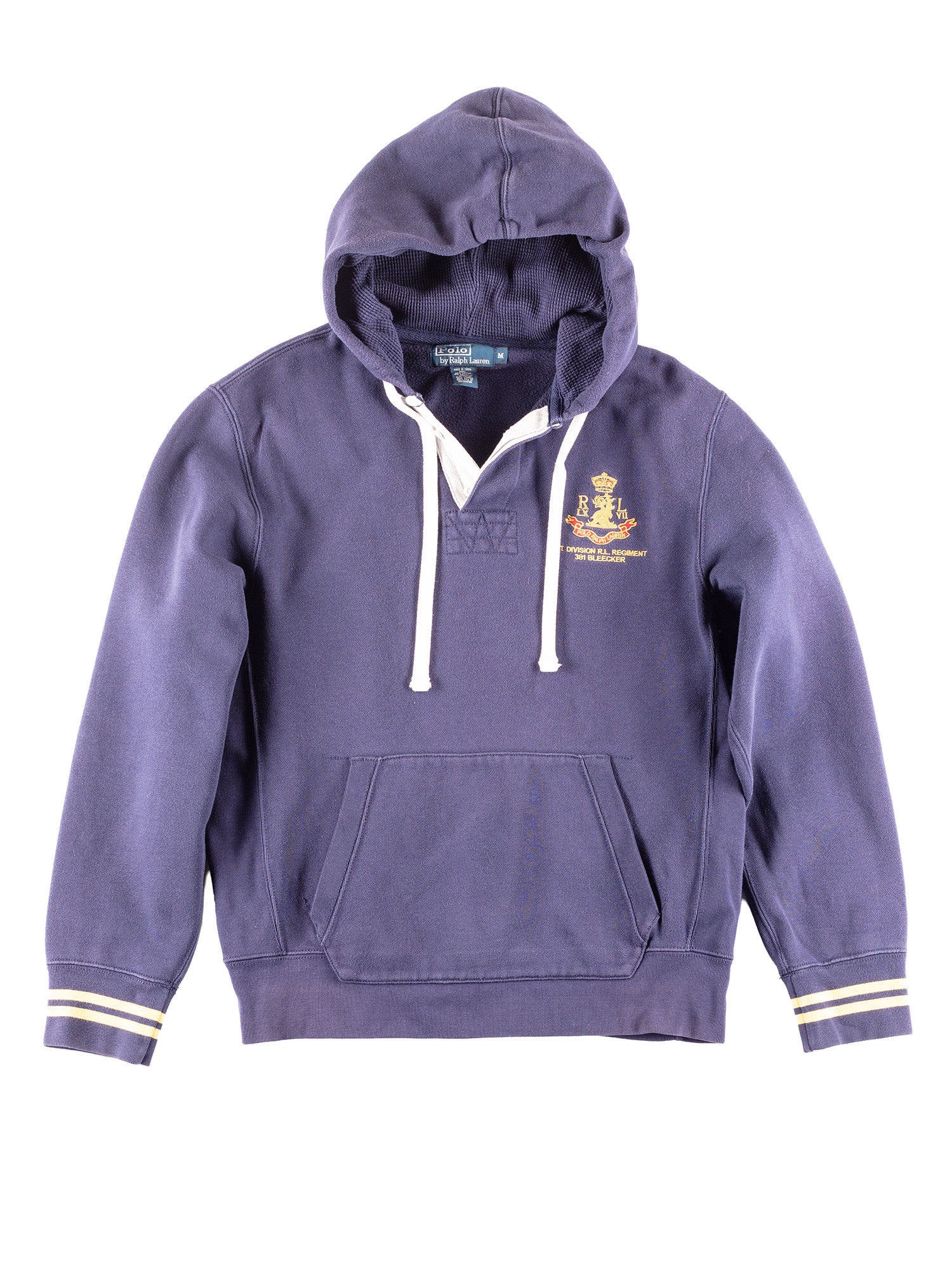 Vintage 00's Men Ralph Lauren Hoodie in Blue by Northern Grip