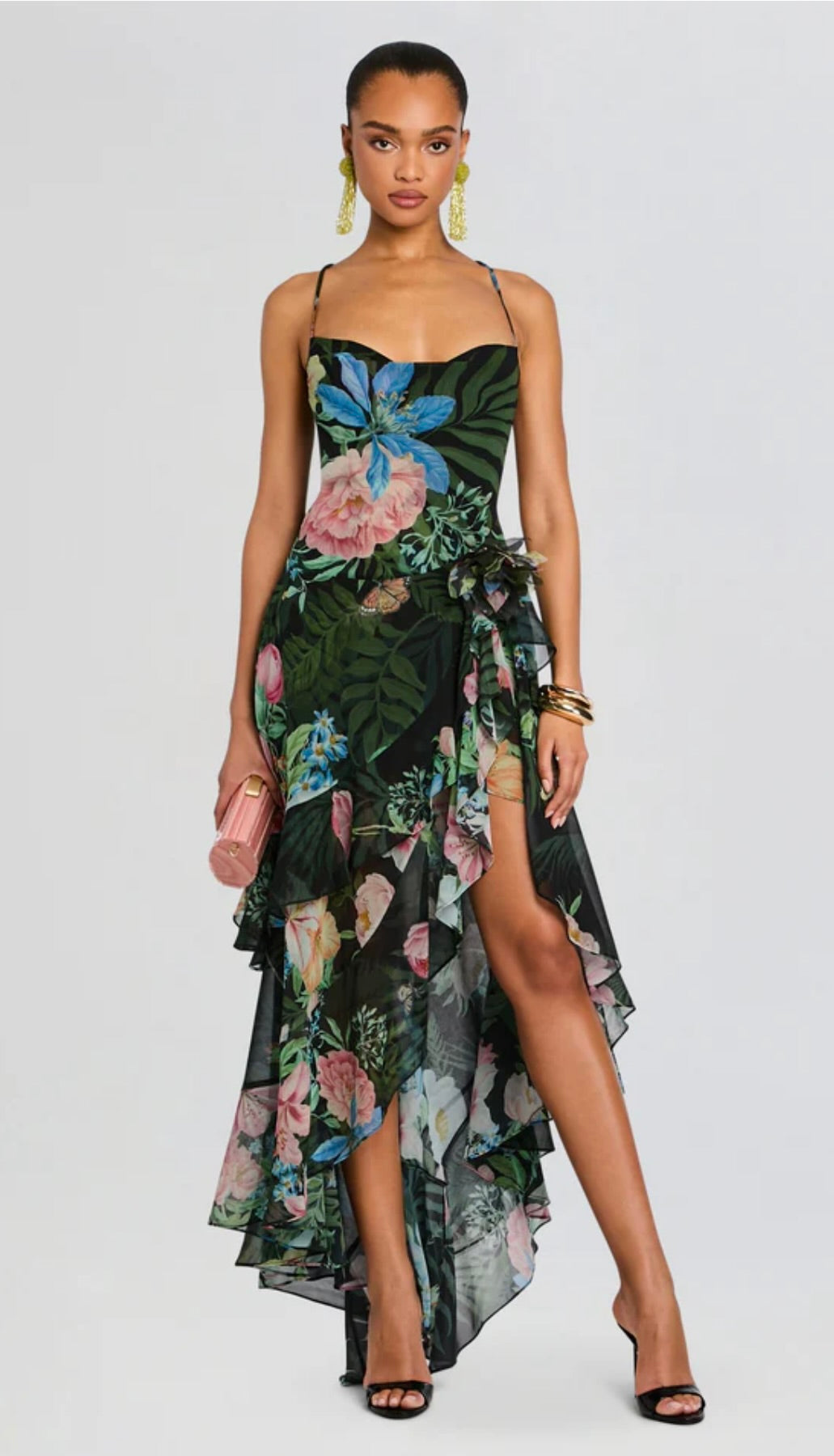 Retrofête Samara Silk Chiffon Dress by Sierra Deene