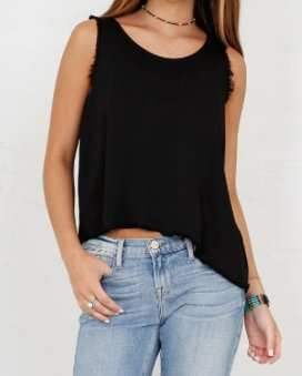 Bruni Tank | Black by Merritt Charles