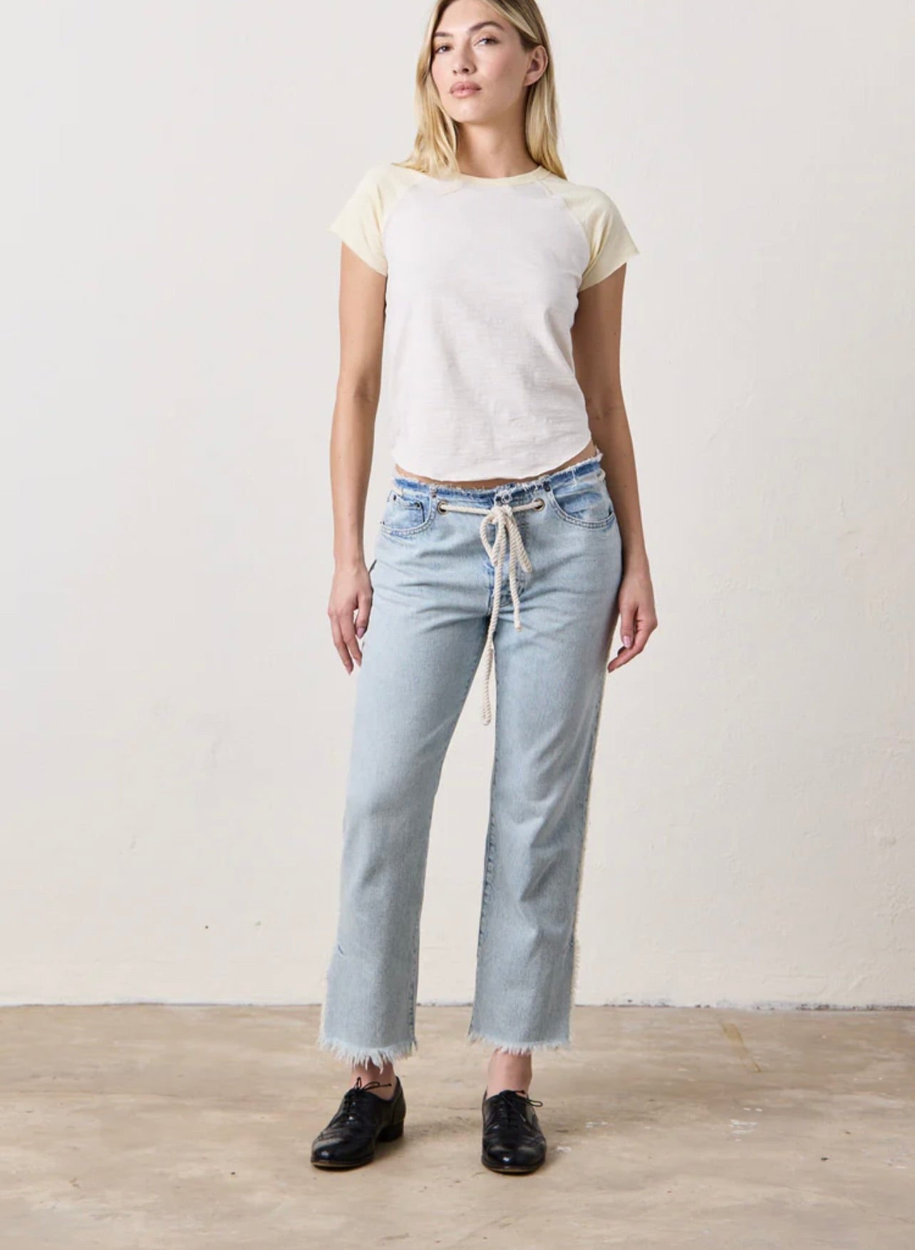 Penny Relaxed Tie-Waist Jean by Sierra Deene