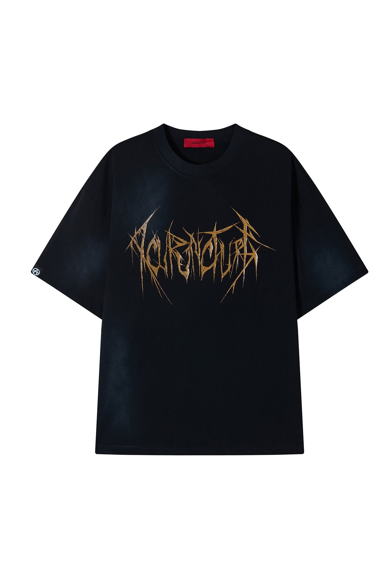 KNIFE MARK T-SHIRT BLACK by Acupuncture1993