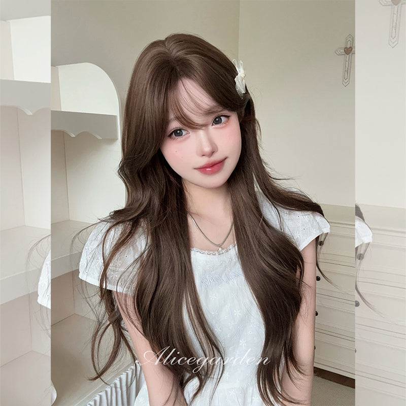 Alice Garden Honey Tea Wig | Long Wavy Wig by Land Decora
