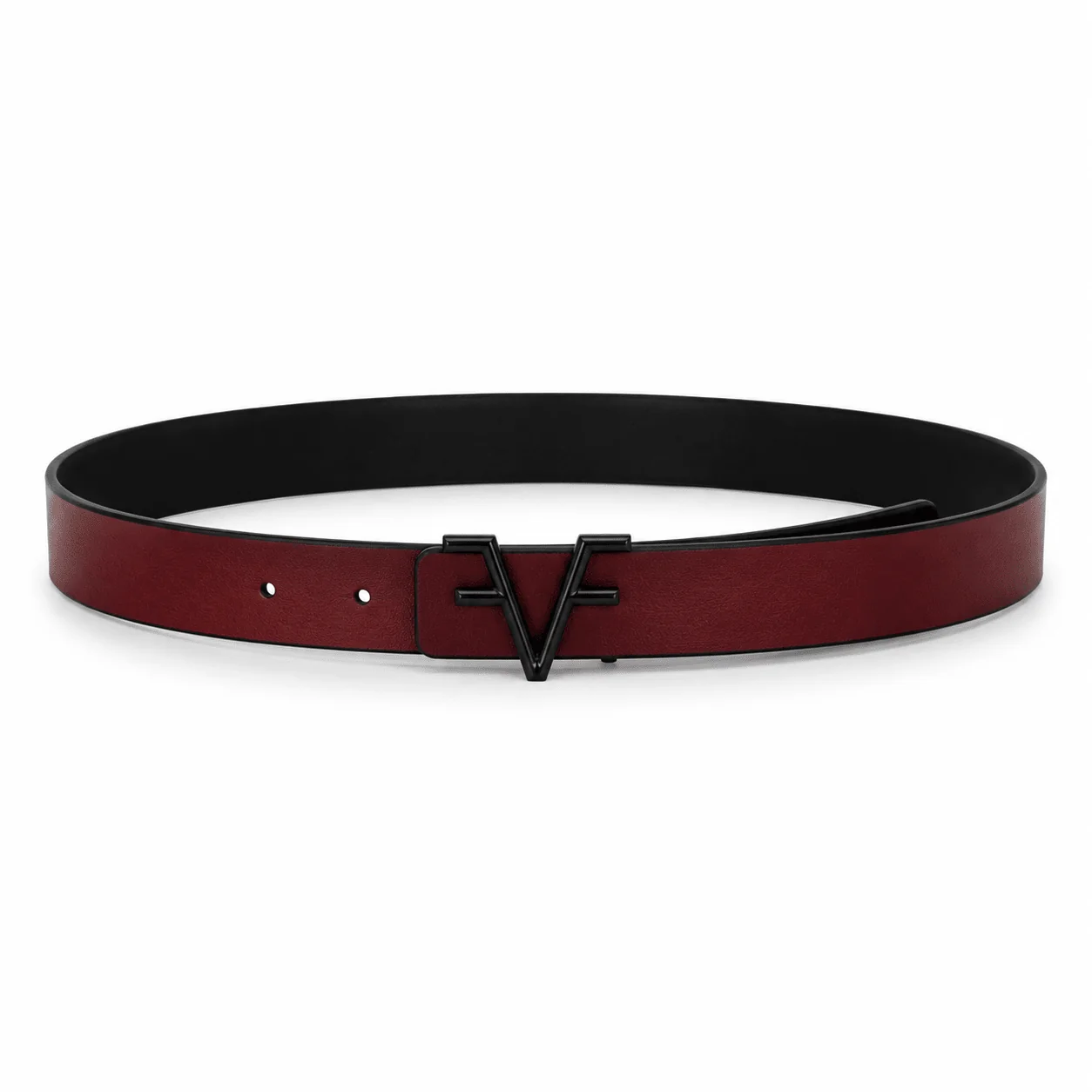 Cintura ROSSO INGLESE - NERO by VILLANI Napoli