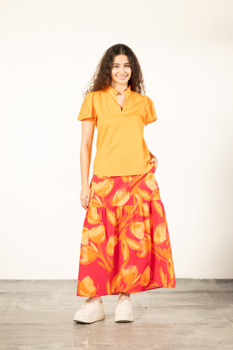 PETAL BLAZE ADA SKIRT by Maude Vivante