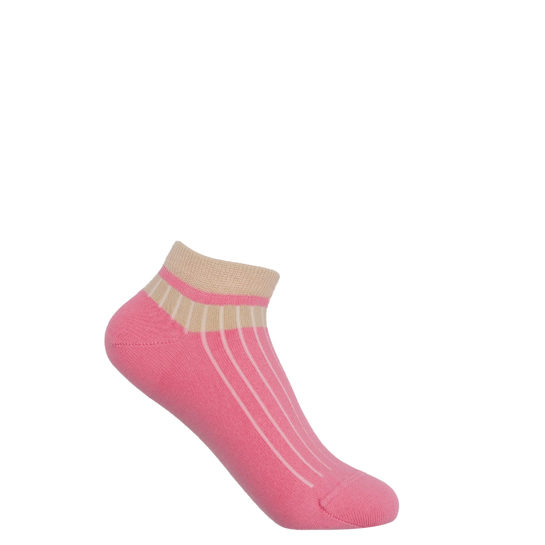 Old School Women's Trainer Socks - Pink by Peper Harow