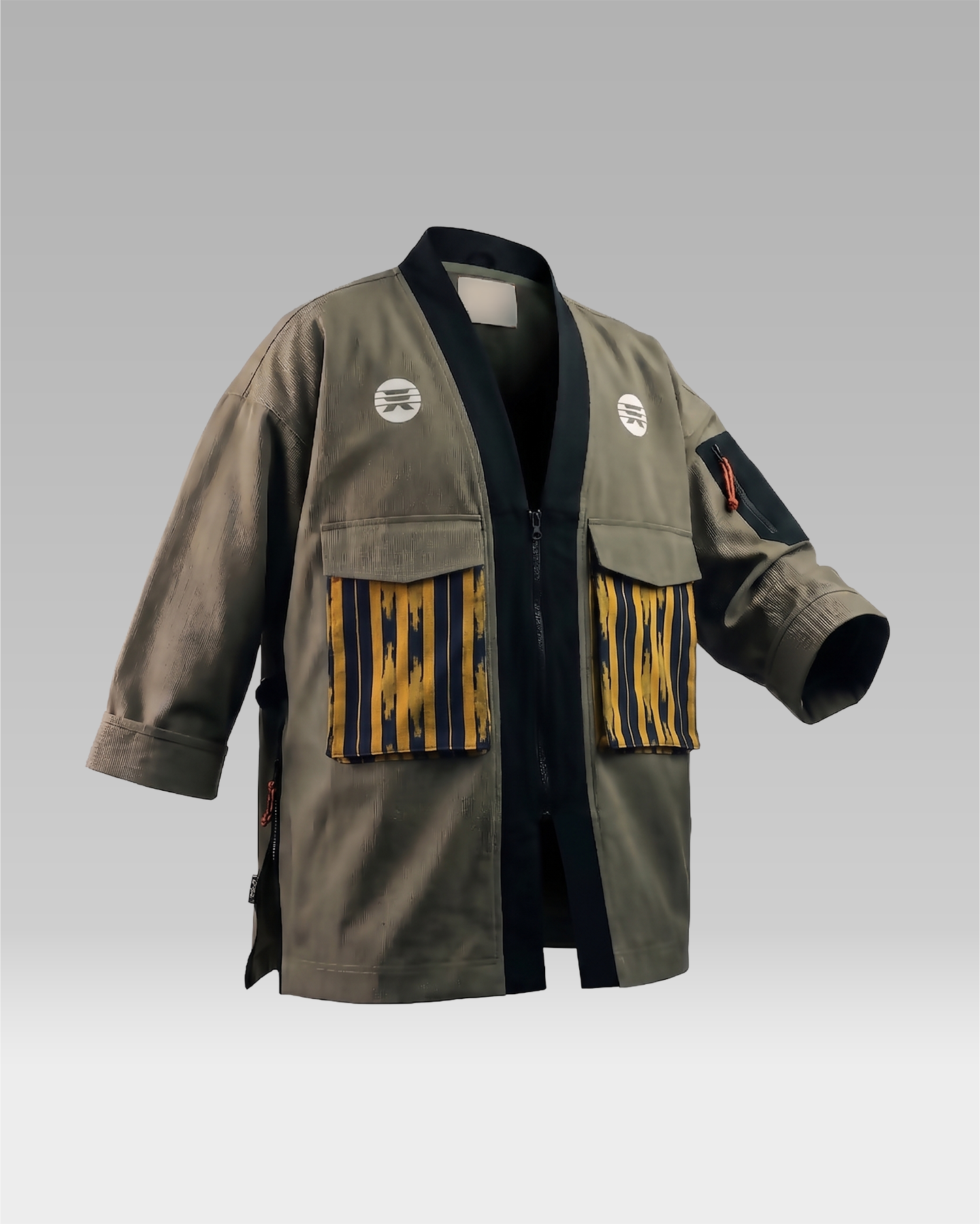 ROOTS Noragi Jacket - "Royal" OD/Gold/Black - SNK ATK® Design Lab by SNK ATK Design Lab