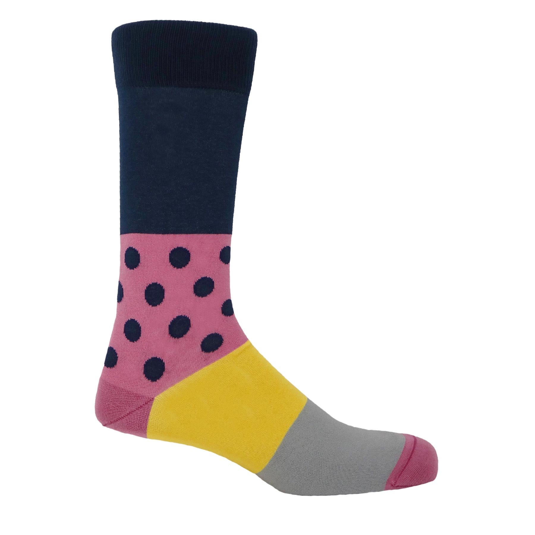 Mayfair Men's Socks - Navy by Peper Harow
