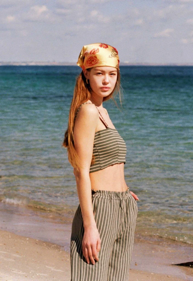 Isajah Top  | Jungle Green by Merritt Charles