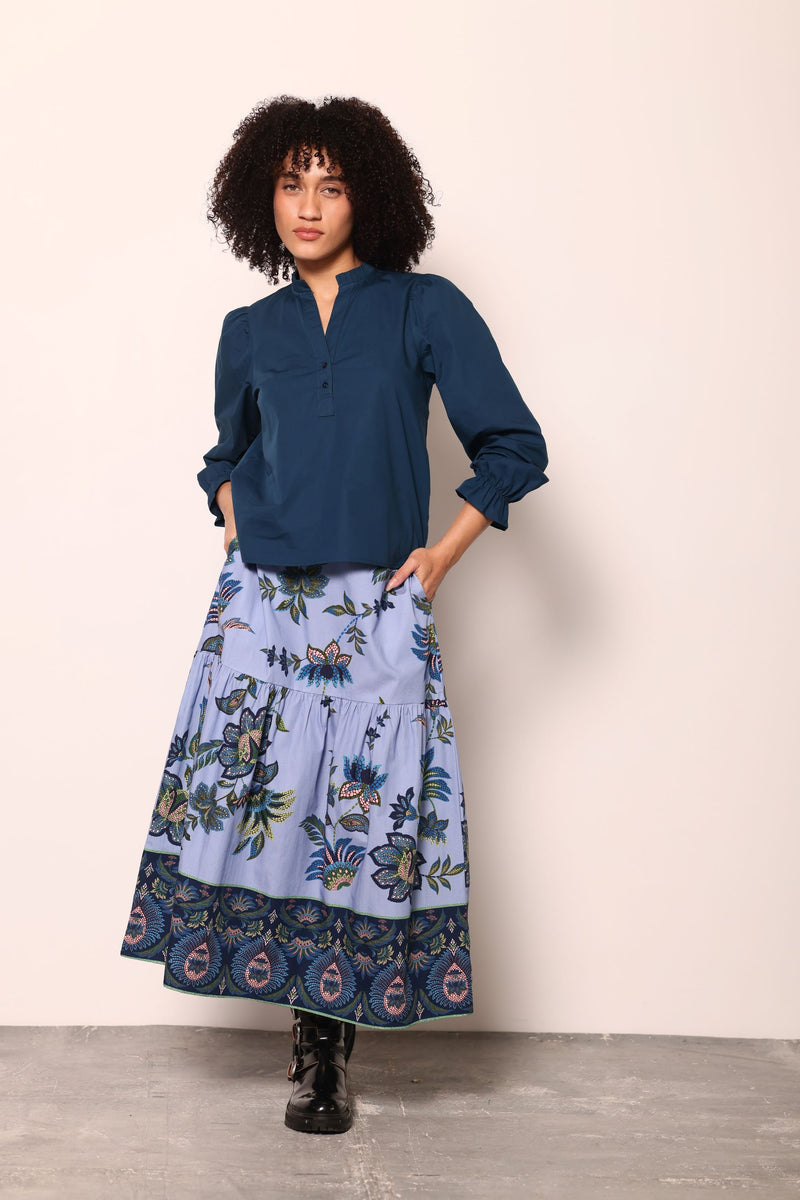 PERIWINKLE MOSAIC ADA SKIRT by Maude Vivante