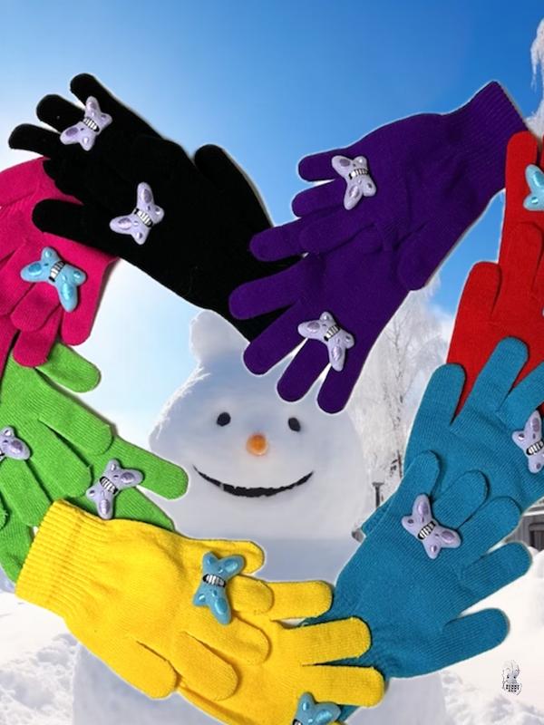BunnyBunnyGun - Decora Kei Cute Knit Winter Gloves by Land Decora