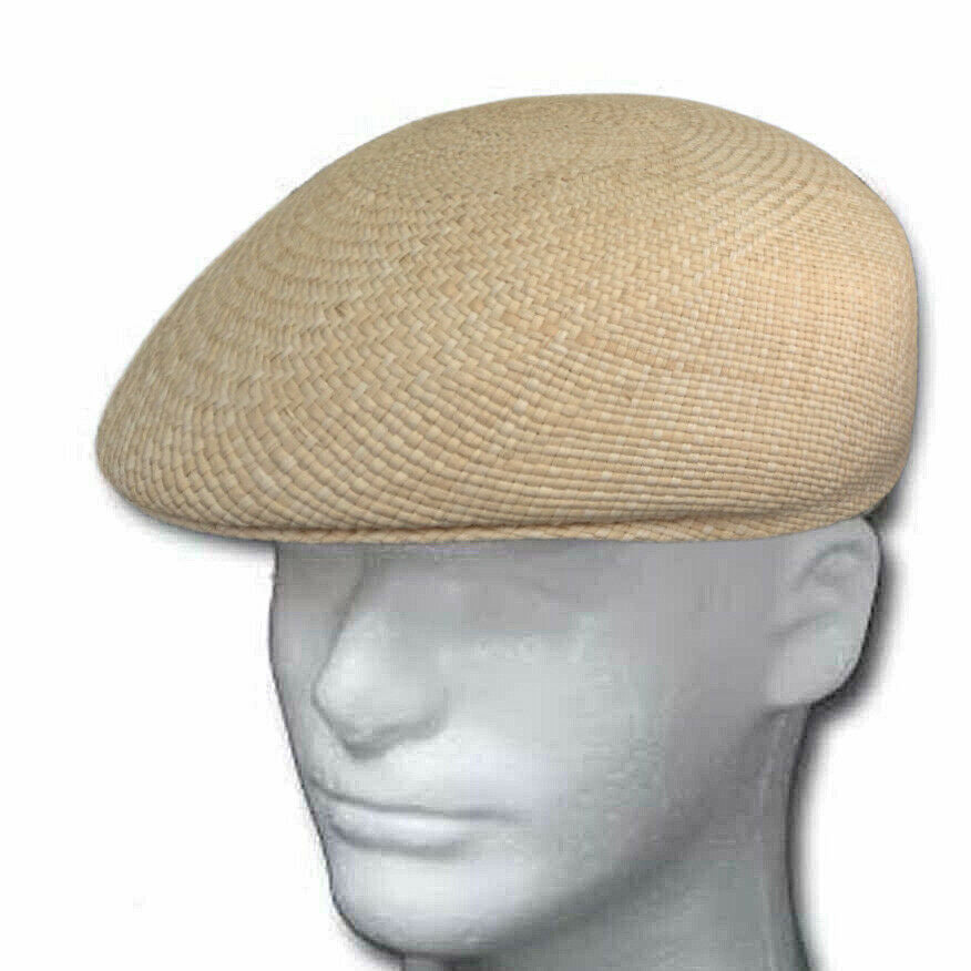 Genuine Ascot Montecristi Panama Hat Handwoven In Ecuador - Flat Cap by ECUALAMA