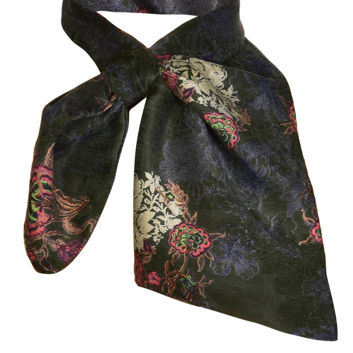 Esme Small Neck Scarf – Eco Jacquard Slip-Through Design By Sarvin by Sarvin