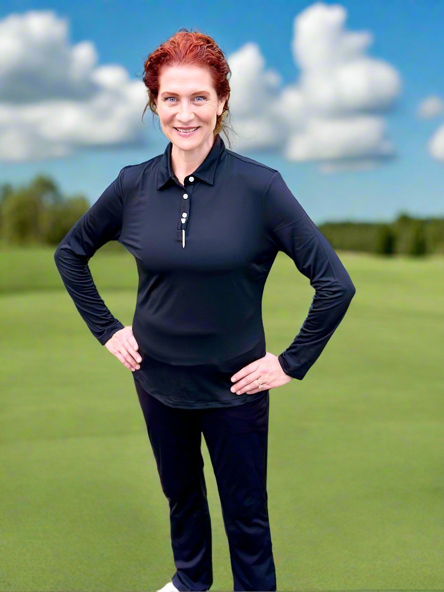 The Classic Long Sleeve Polo by Putter Girl