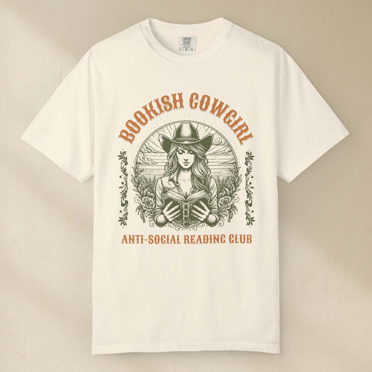 Bookish Cowgirl T-Shirt by DILLO Outfitters
