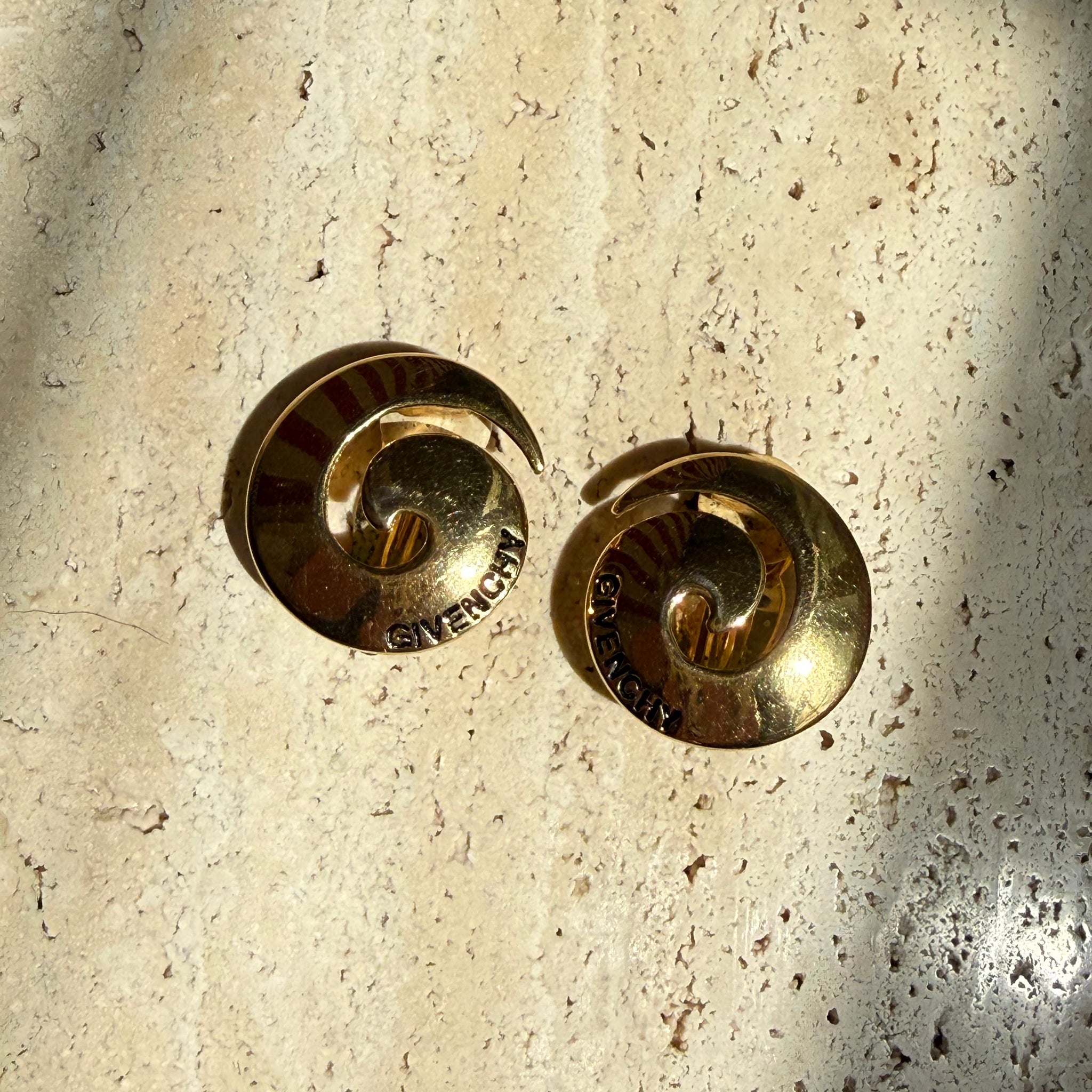 Givenchy Vintage Swirl Earrings by The Vintage New Yorker