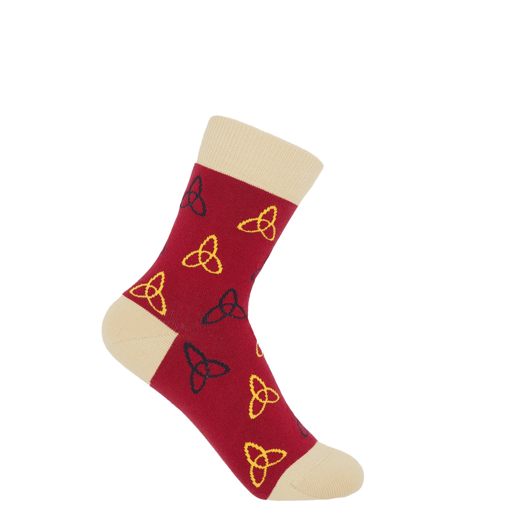Tri Women's Socks - Red by Peper Harow