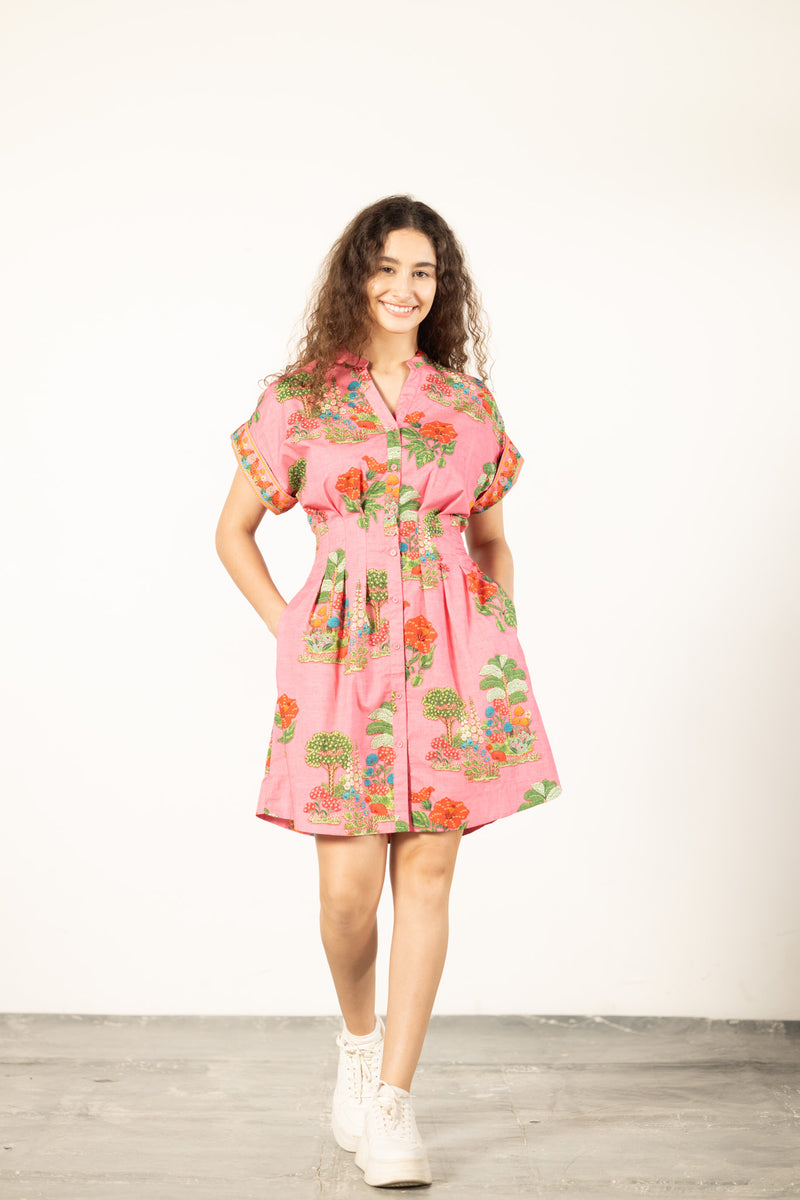 PINK ISLES YANA DRESS by Maude Vivante