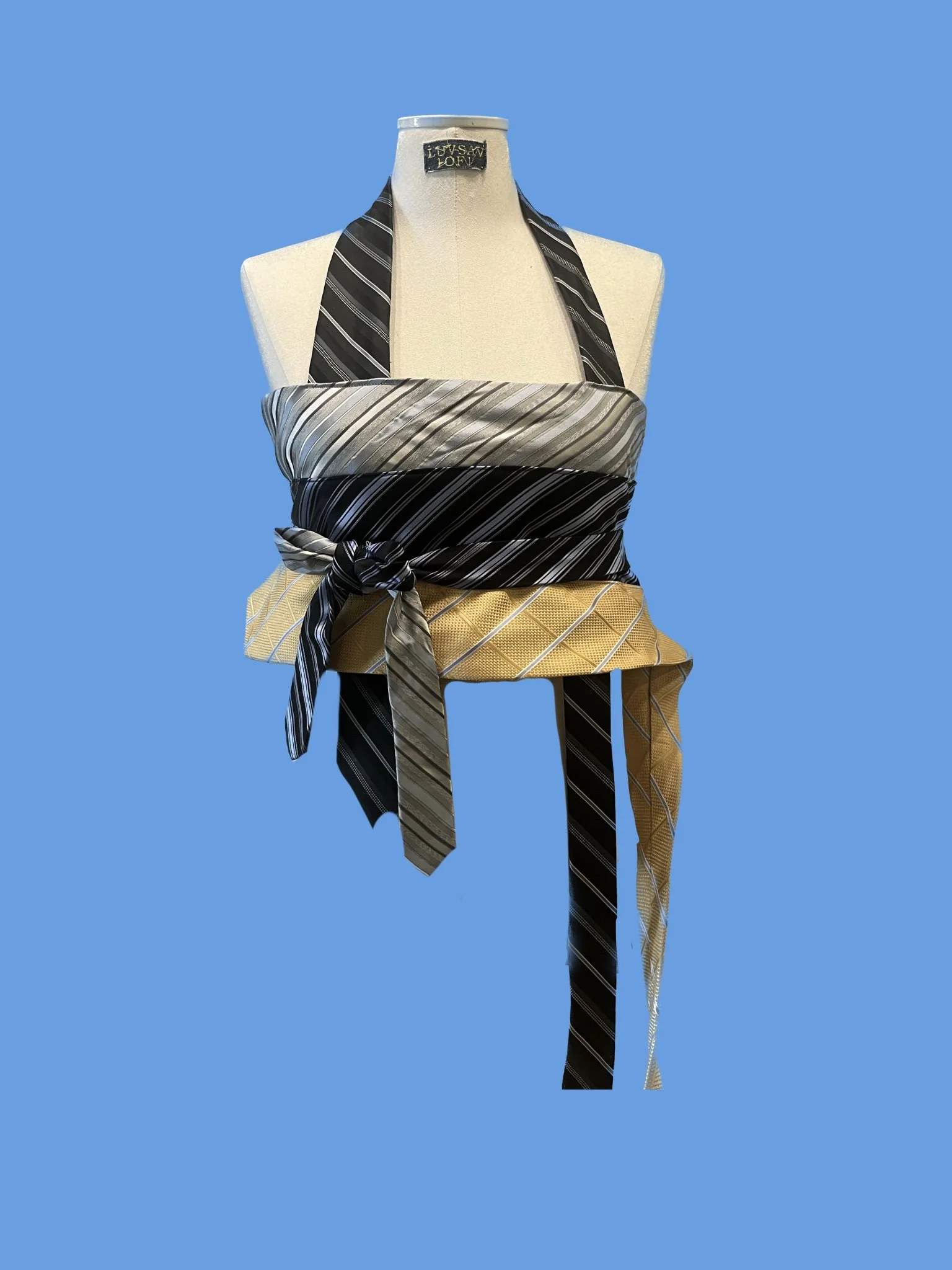 Blue tie top by Luvsav