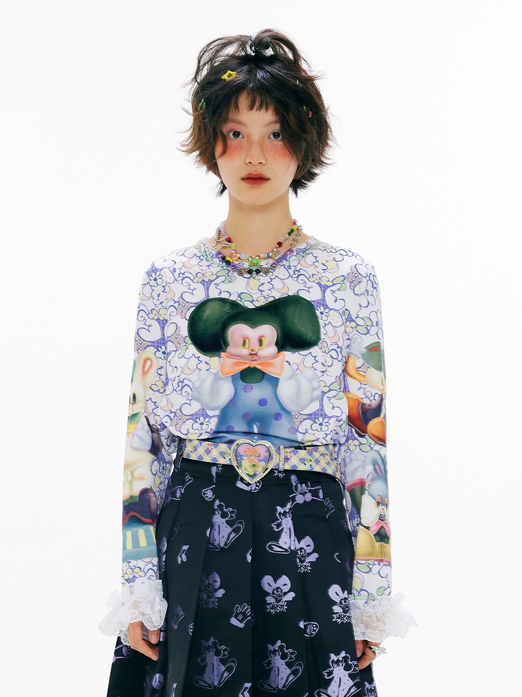 Kawaii Cotton Base Top - SillySis by Land Decora