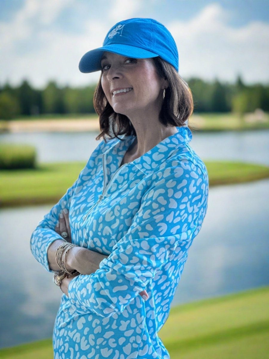 Paw Print Long Sleeve Polo by Putter Girl