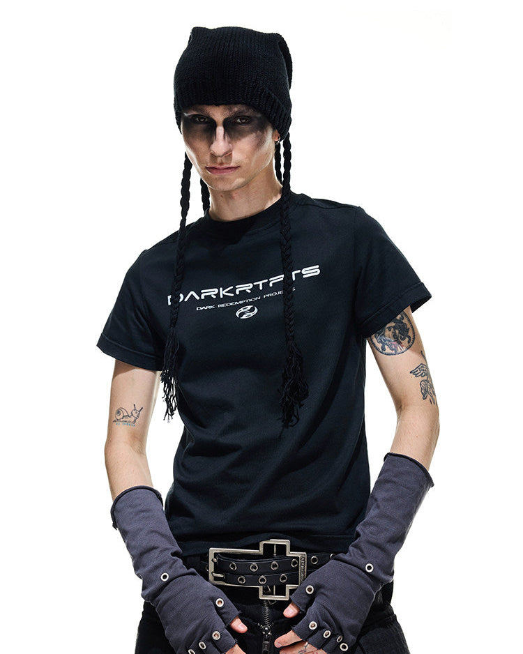 Arkrtps Logo Fitted Crop T-Shirt by OFFCULTURE