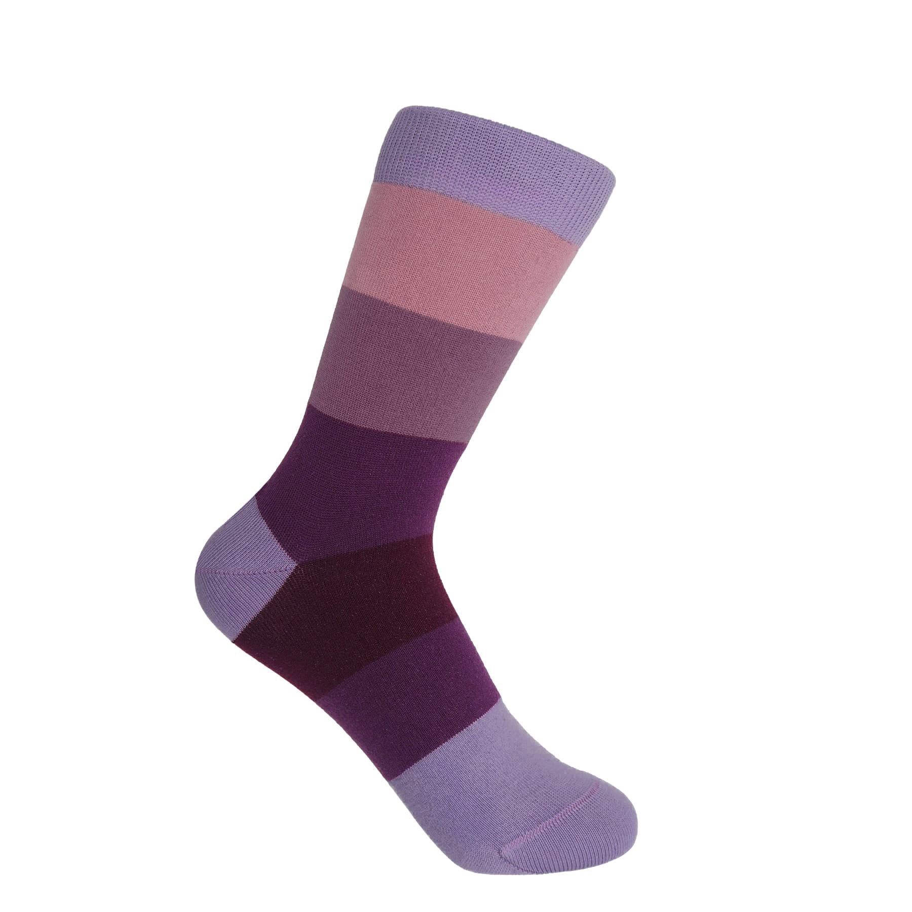 Block Stripe Women's Socks - Twilight by Peper Harow