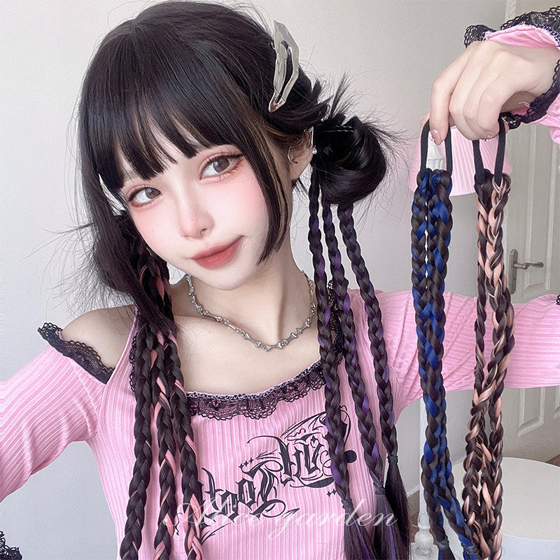 Y2K Boxer Brai – Pre-Braided Ponytail – Alice Garden by Land Decora