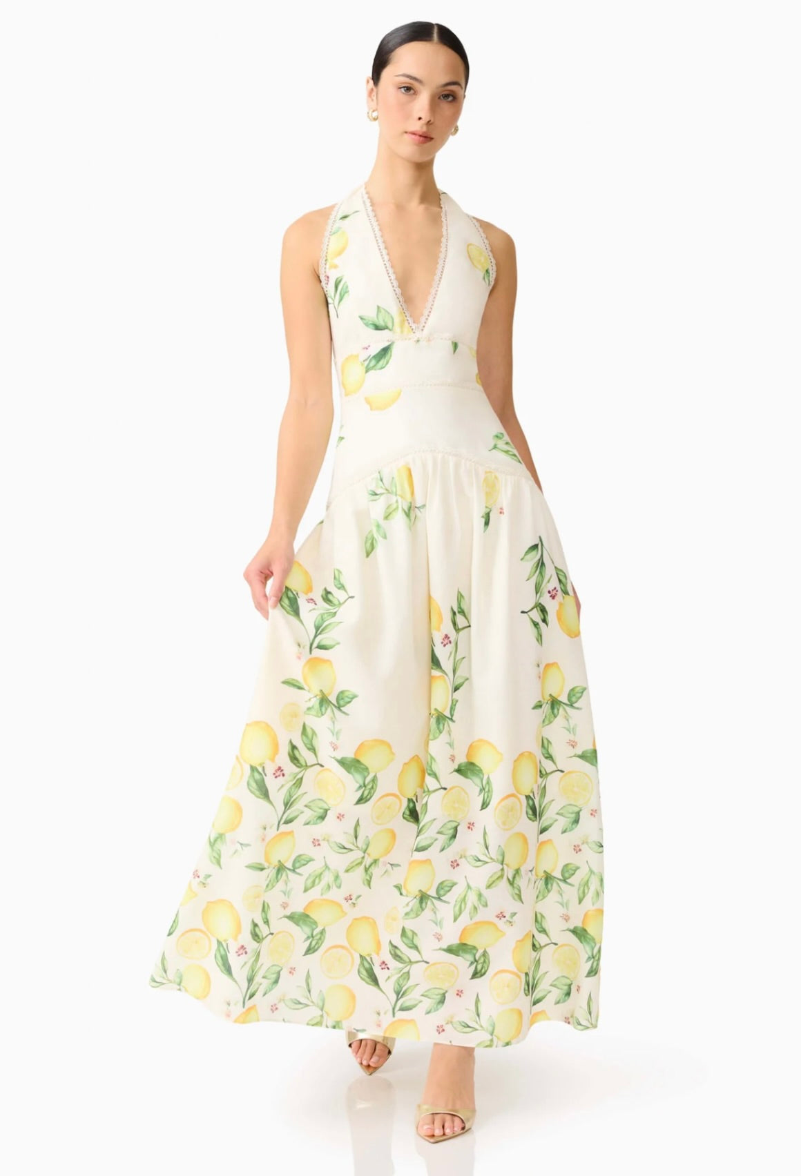 Elliatt Hana Halter Gown by Sierra Deene