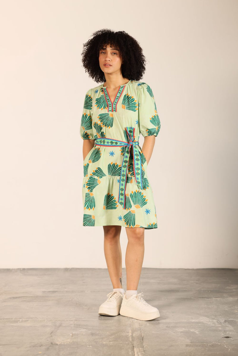 MINT SHELLS GWEN DRESS by Maude Vivante
