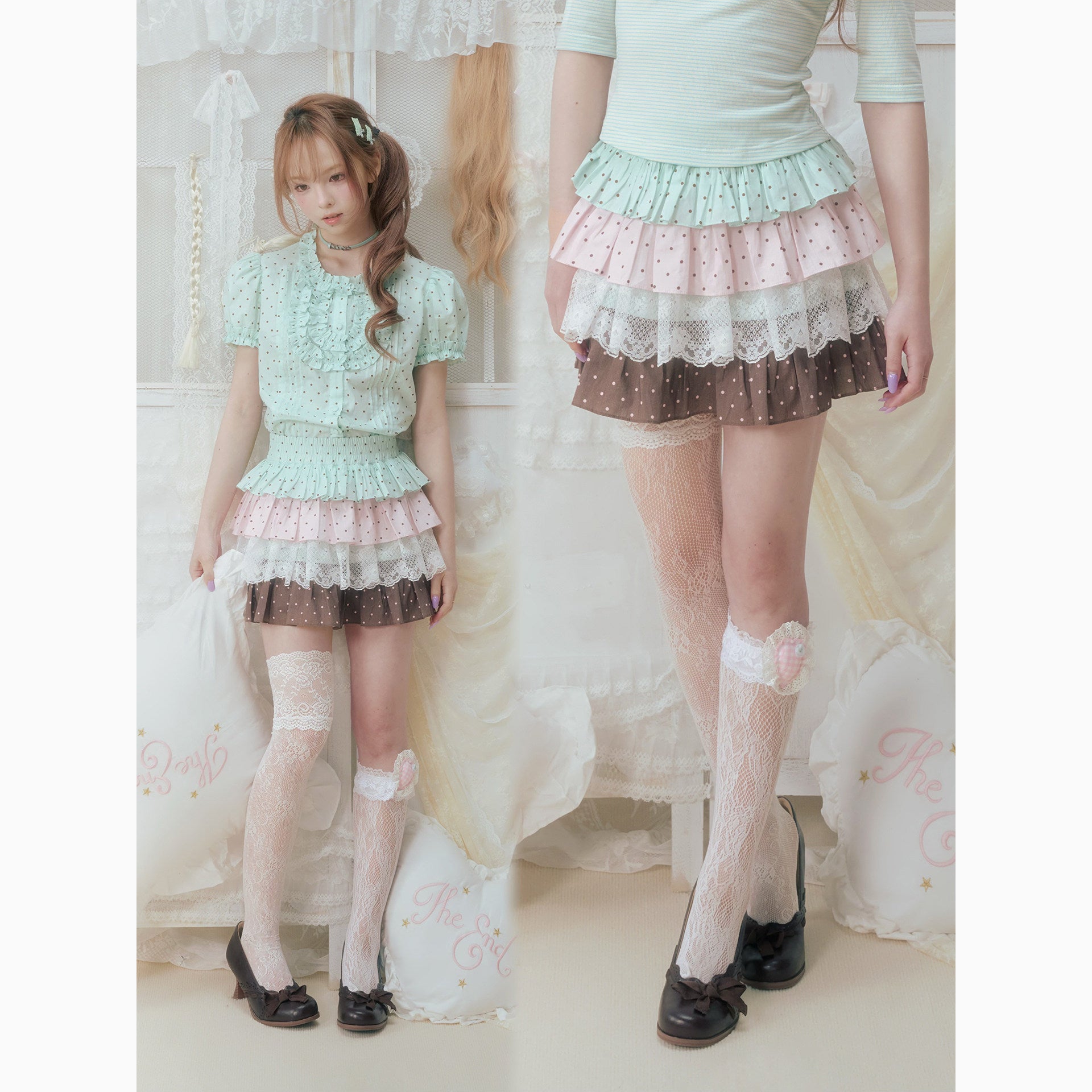Coquette Ruffle Mini Skirt - SOS SEAMSTRESS by Land Decora