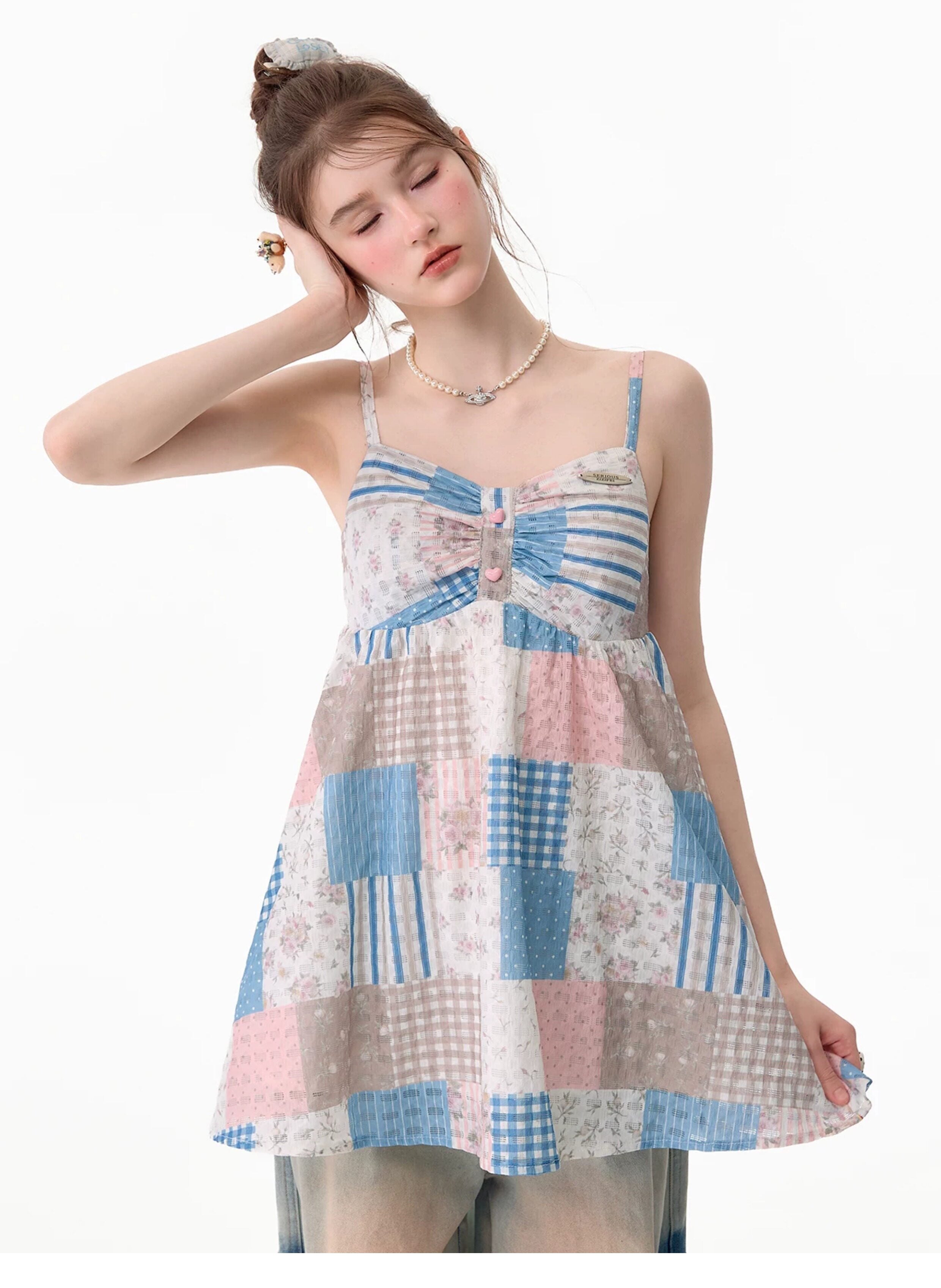 Cottagecore Floral Cami Top - ziziFei by Land Decora