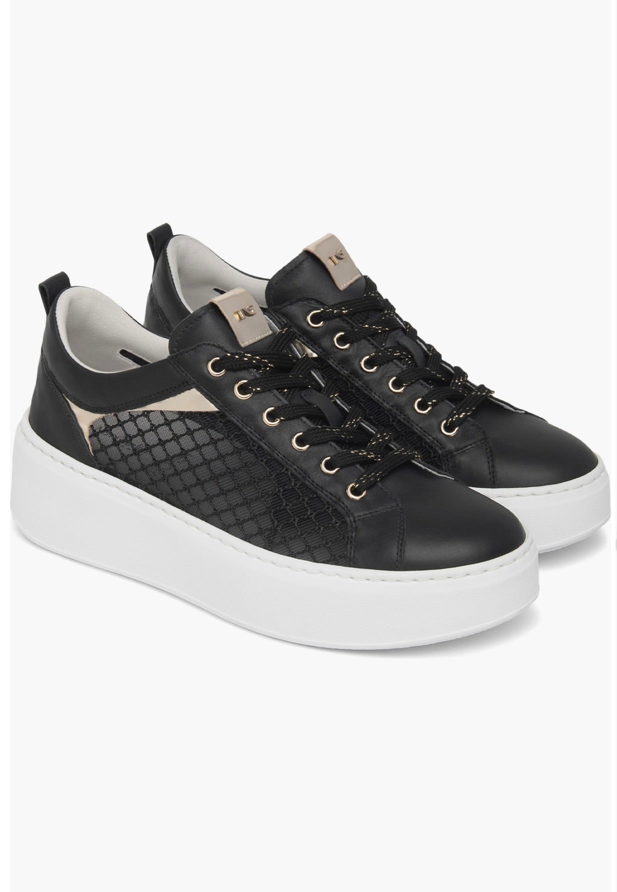 NeroGiardini Mesh Platform Sneaker by Sierra Deene