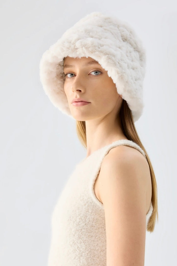 Yeoman Bucket Hat in Cream by Sierra Deene