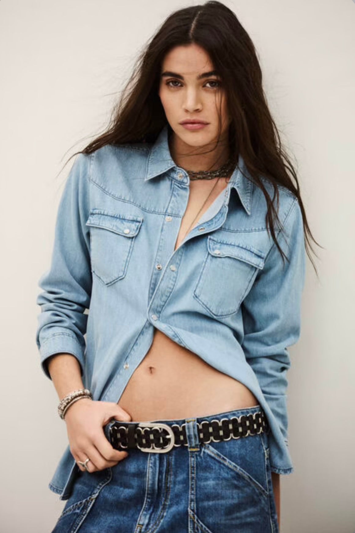 ba&sh Adali Shirt by Sierra Deene