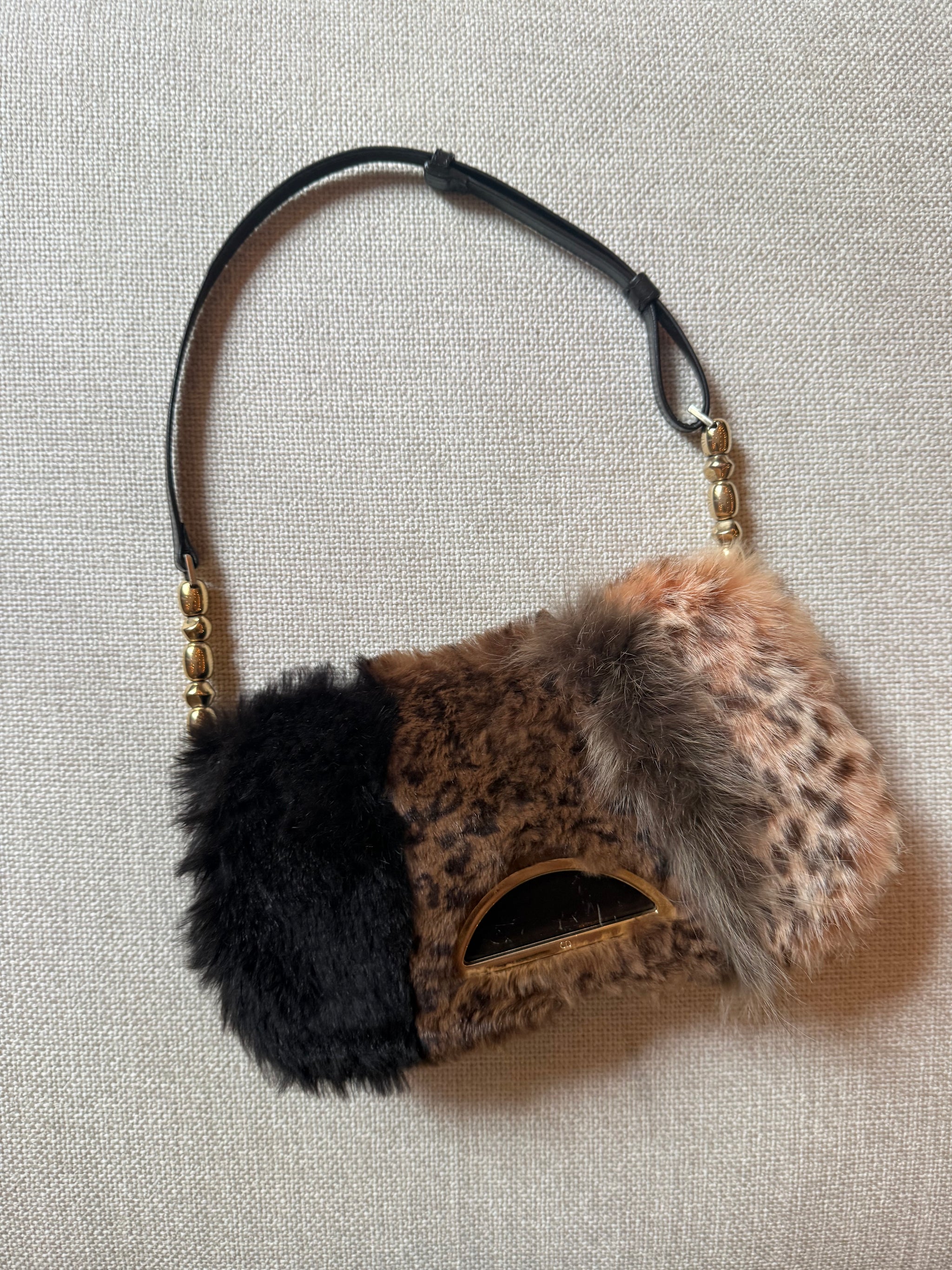 Dior Vintage Rabbit Fur Patchwork Malice by The Vintage New Yorker