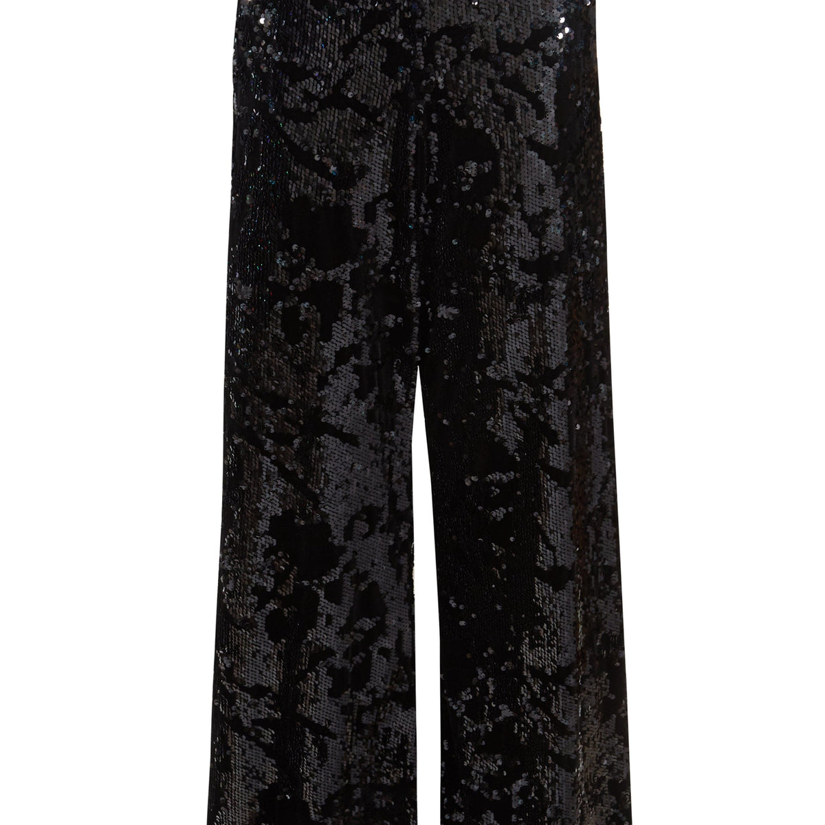 La Mia Sequin Flared Trousers – Wide-Leg Party Pants By Sarvin by Sarvin