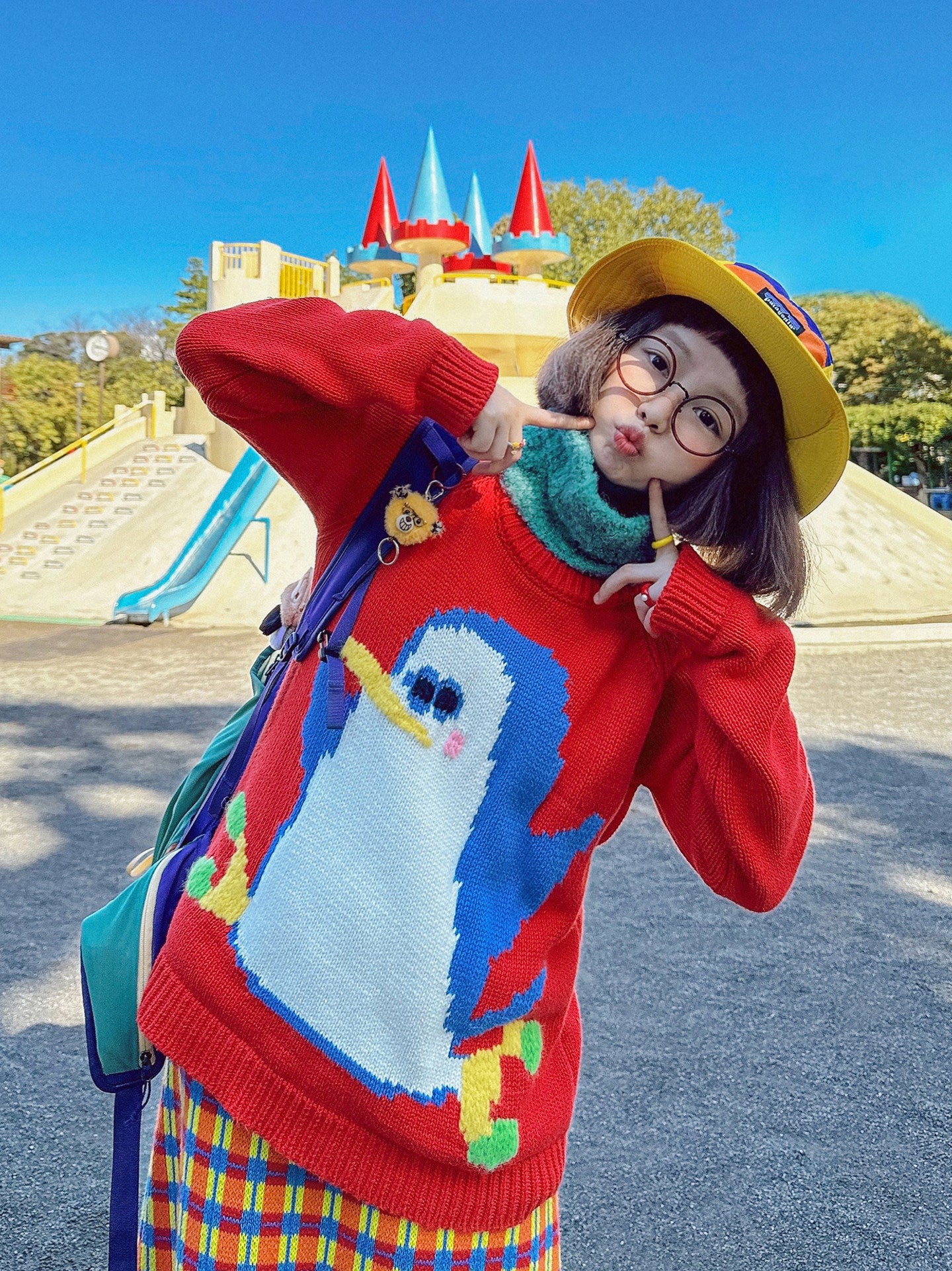 Kawaii Penguin Knit Sweater - made in zzz by Land Decora