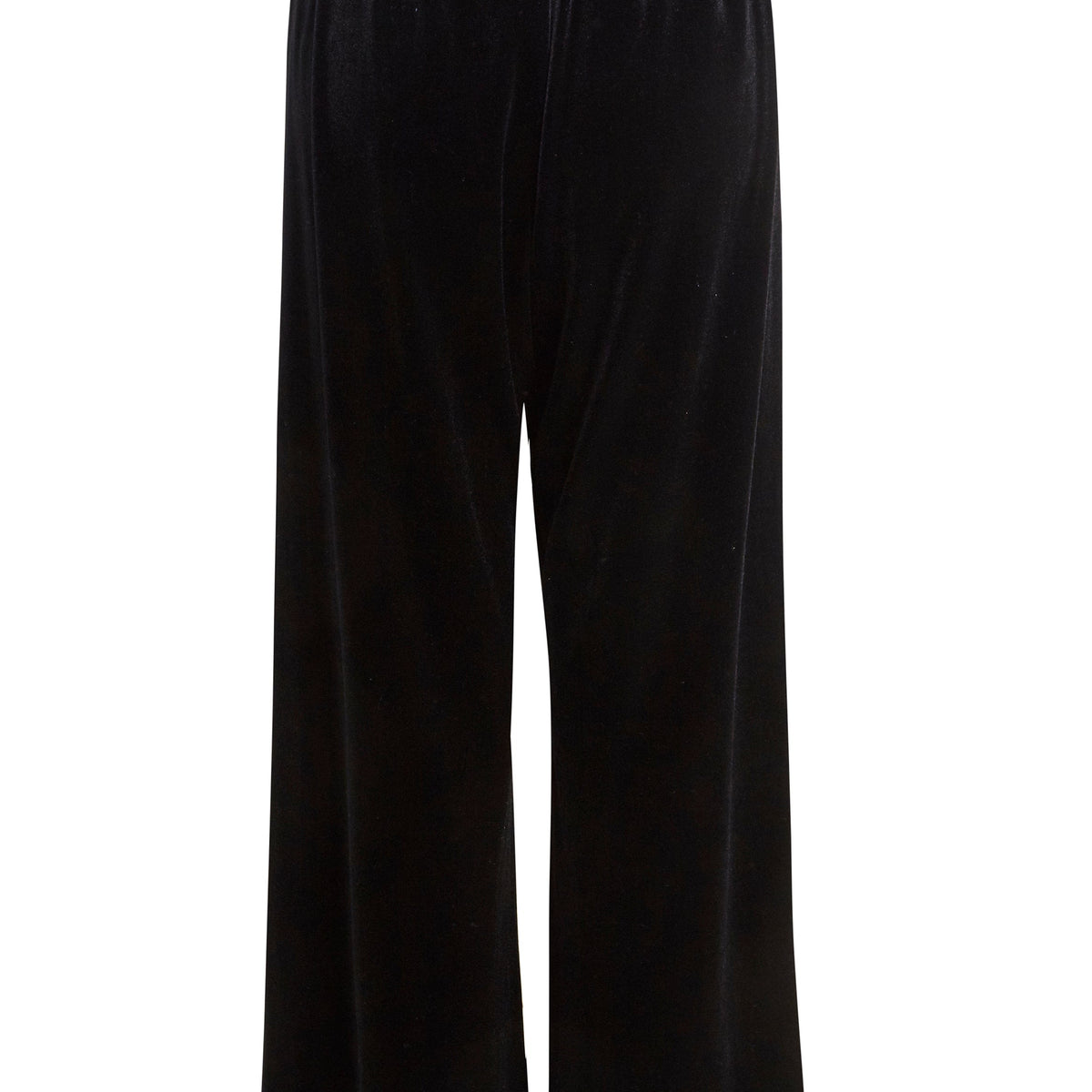 Raven Wide-Leg Black Velvet Trousers – Elegant & Timeless By Sarvin by Sarvin
