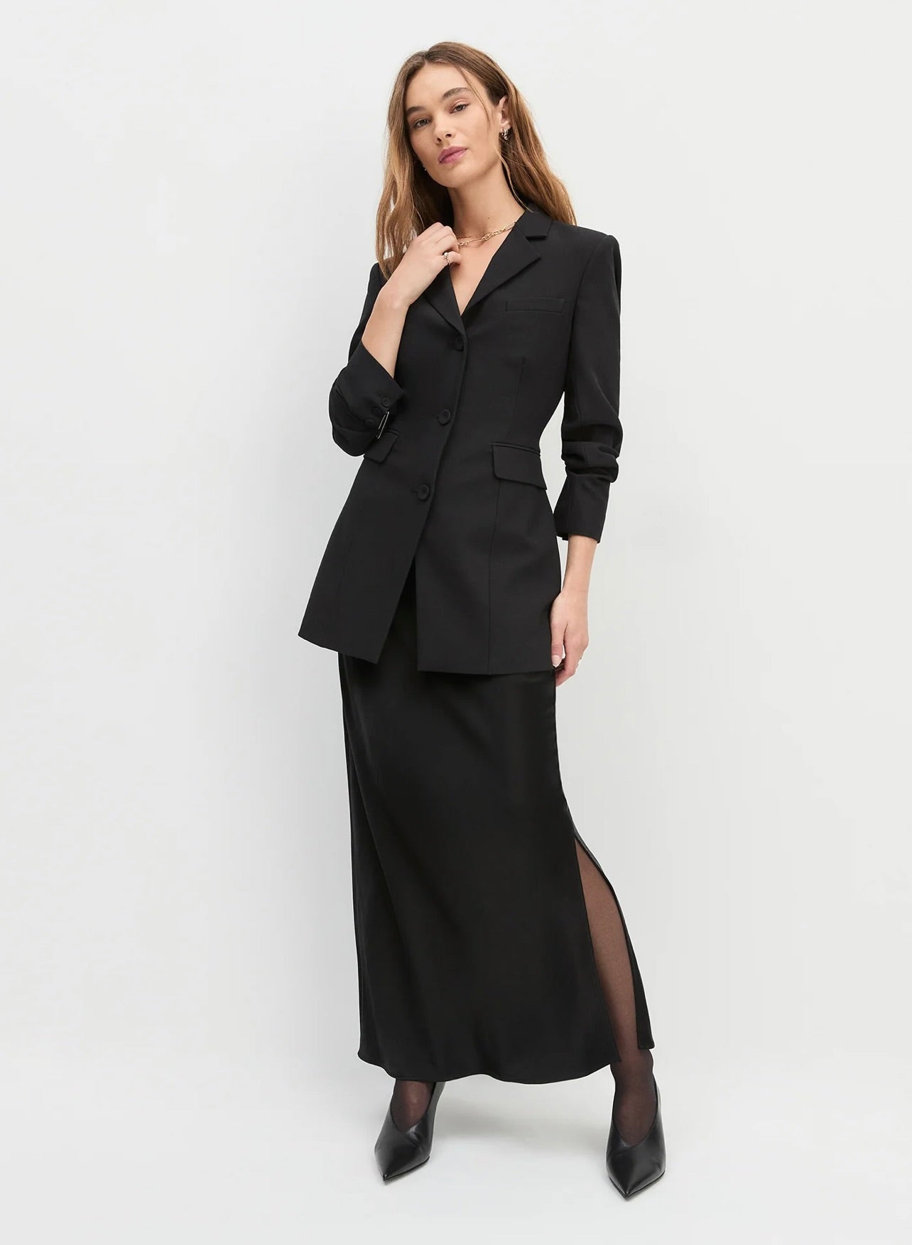 The Elizabeth Jacket in Black by Sierra Deene