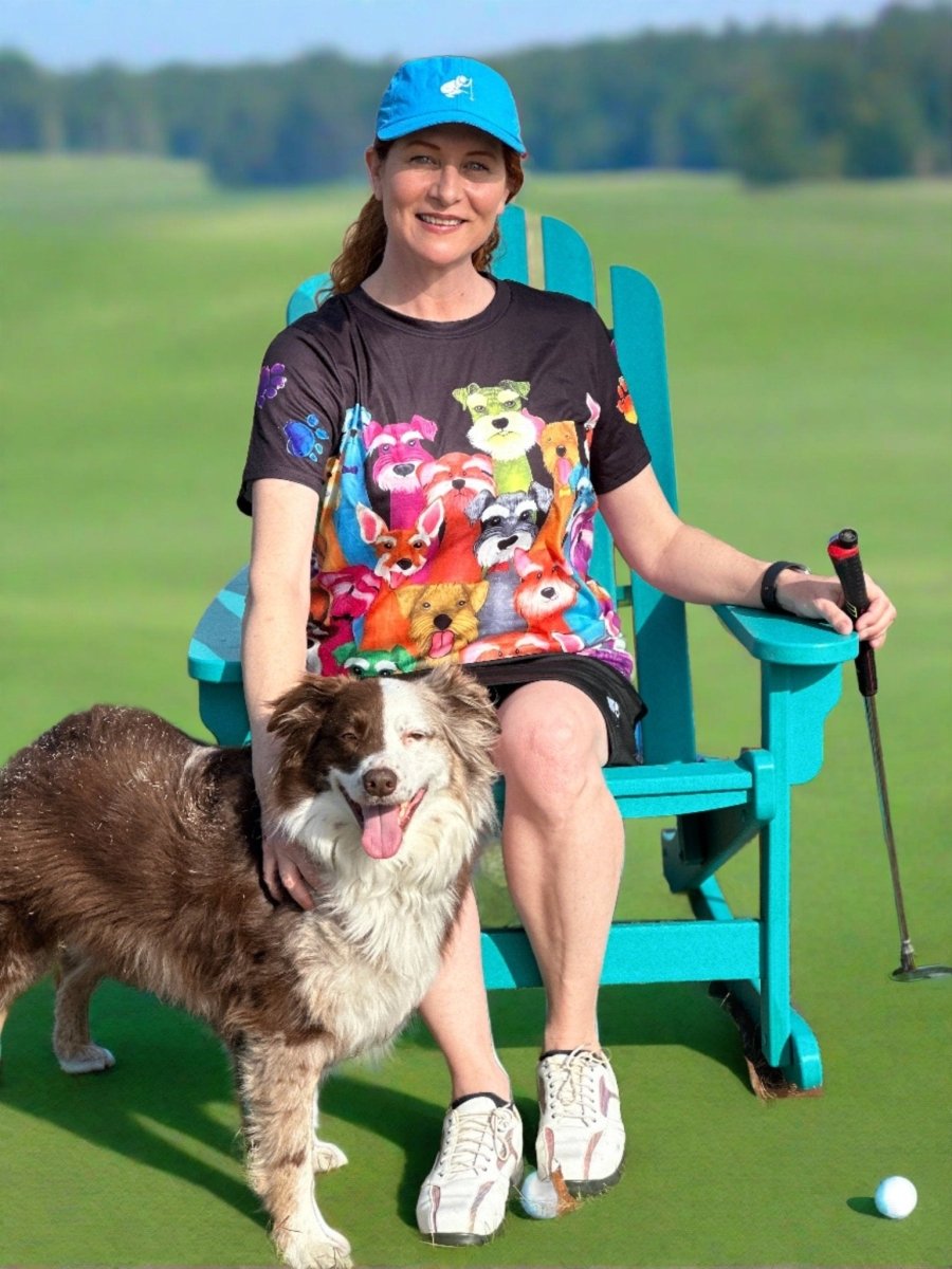 Mega Dogs Tee by Putter Girl
